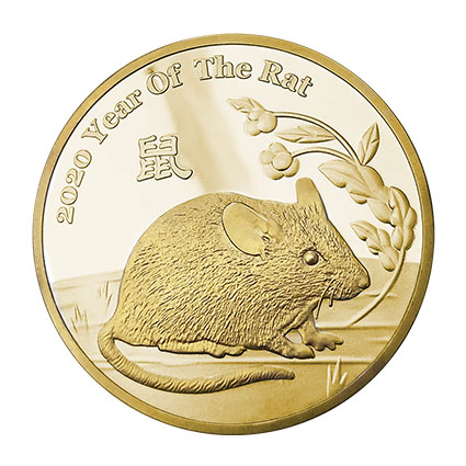 鼠年金幣訂做、鼠年紀念幣訂購、庚子鼠年錢幣製造